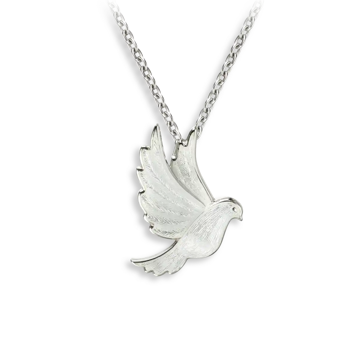 Meadowlark | Silver Dove Charm Necklace | Silvermoon Jewellers