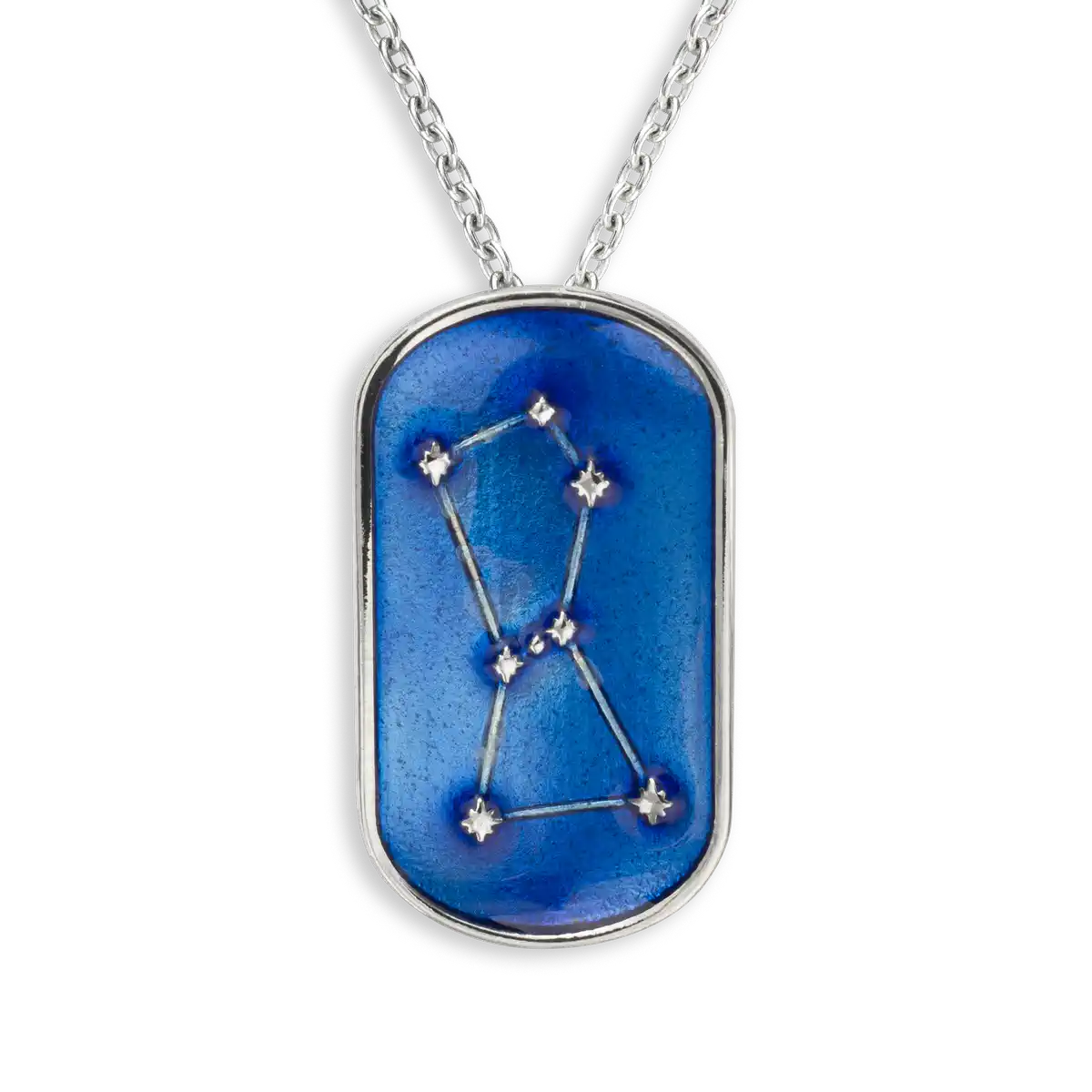 Navy Sky Orion Necklace. Sterling Silver Nicole Barr