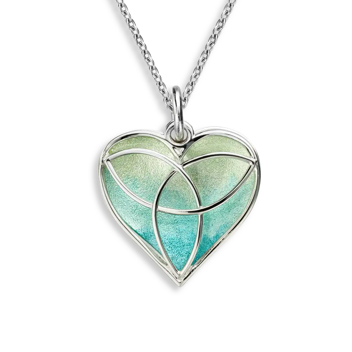 RACHEL JACKSON Electric Love May Birthstone Heart Necklace - Green Agate