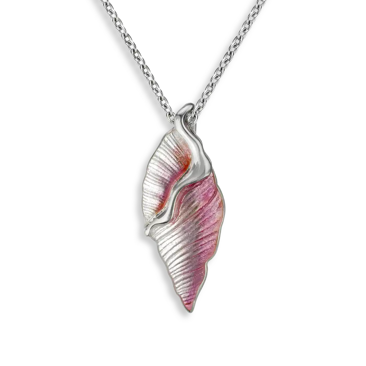 Pink conch shell necklace hotsell