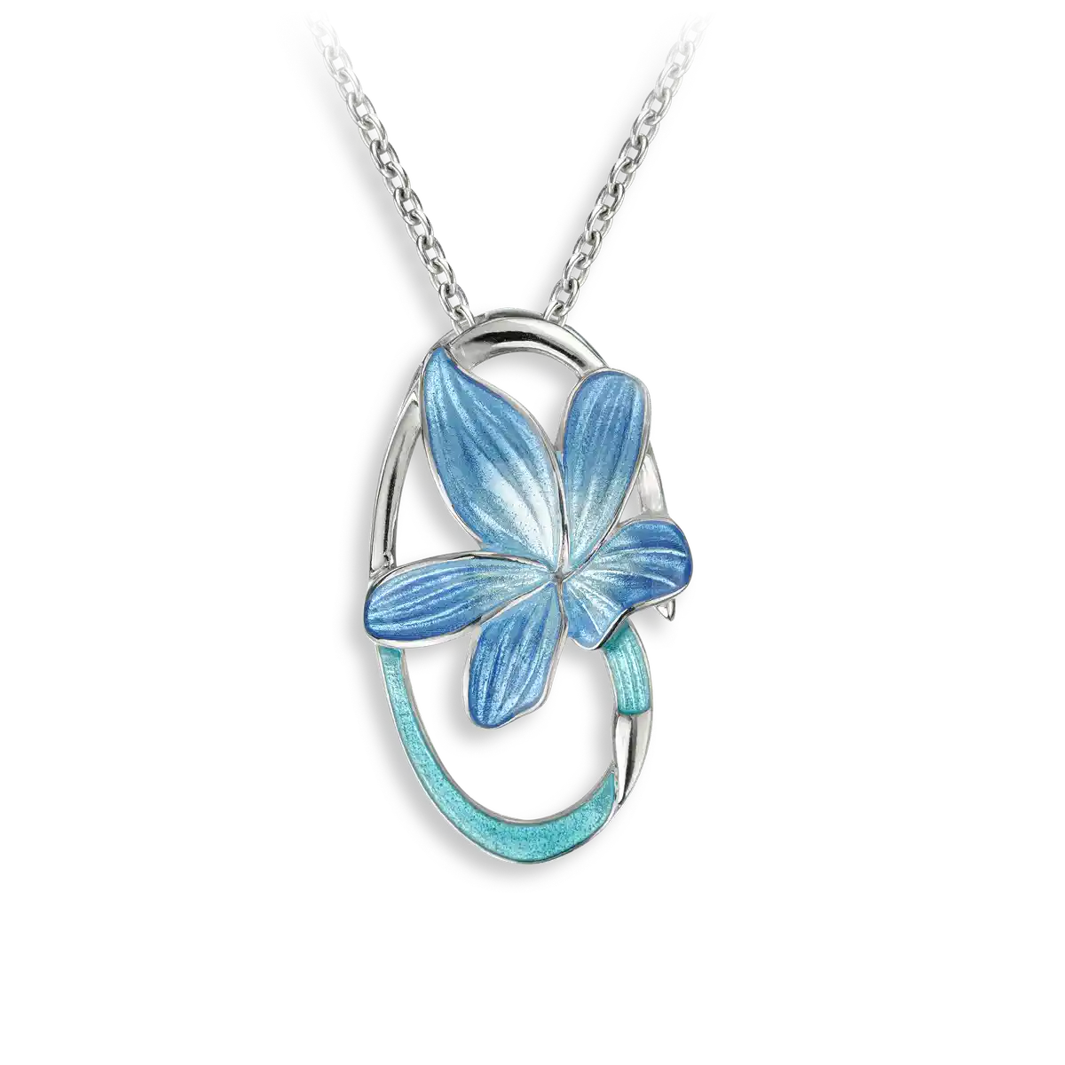 Sterling Silver Lapis Blue Turquoise Gemstone Hummingbird