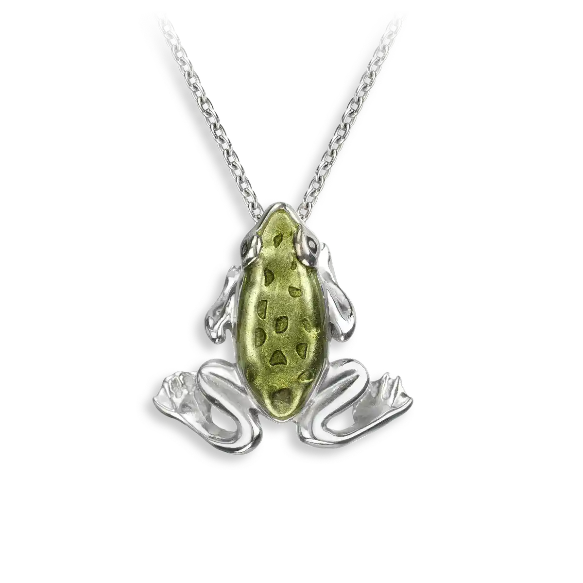 Green Frog Necklace.