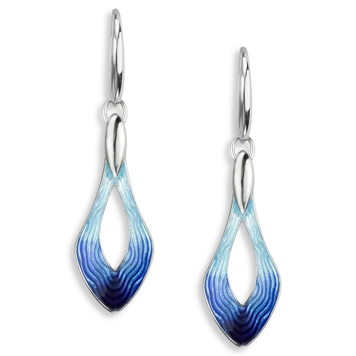 Blue Cut-Out Marquise Wires