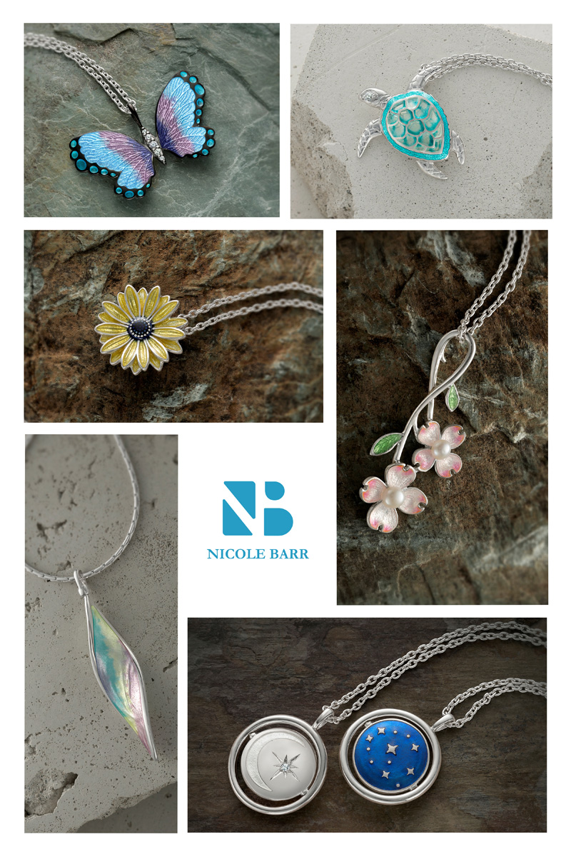 Nicole Barr Enamel Jewelry  