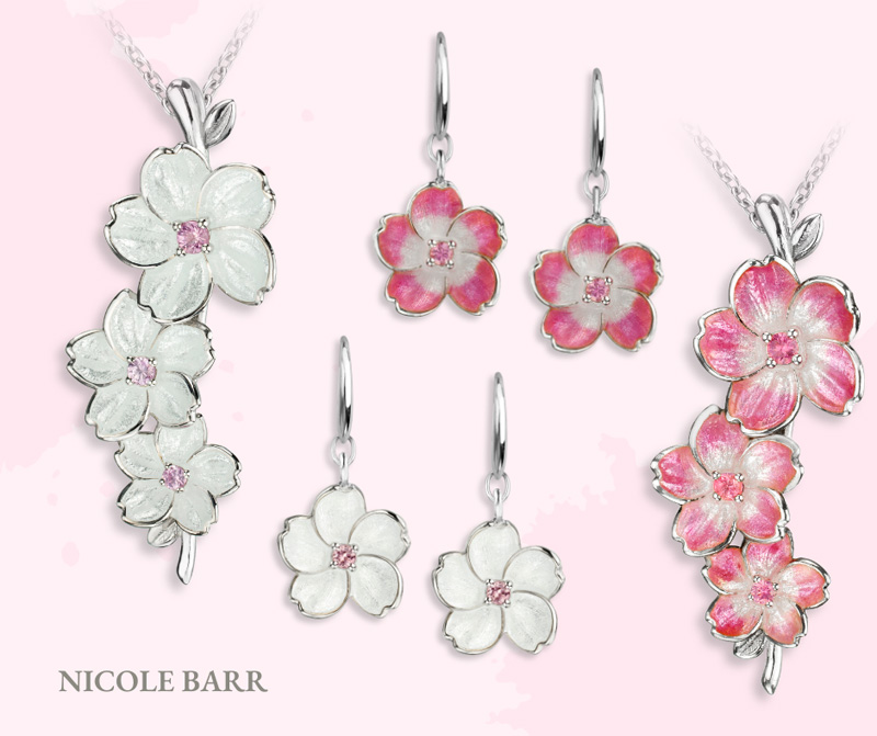 Cherry Blossom Jewelry by Nicole Barr
