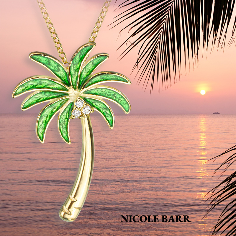 Nicole Barr Palm tree Jewelry