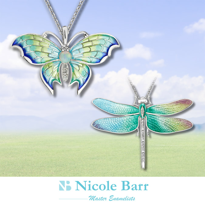 Nicole Barrr Butterfly and Dragonfly Jewerly