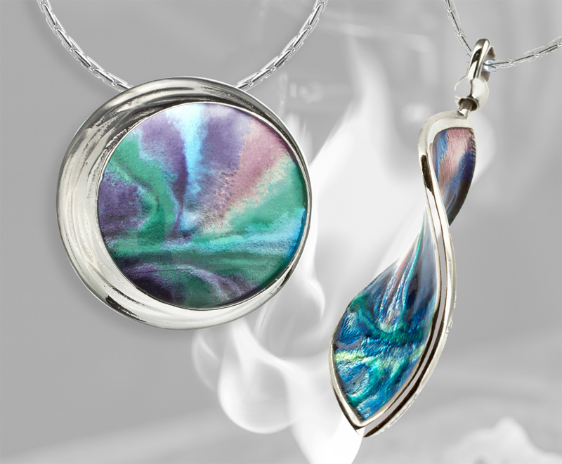 enamel jewelry by Nicole Barr